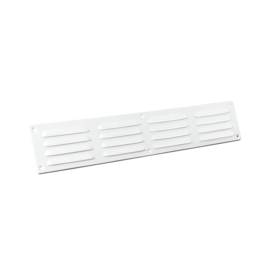 NEDCO Schoepenrooster WIT ALU 495 x 90 mm. 62901500