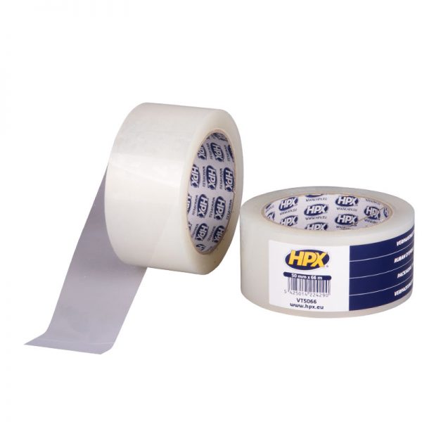 HPX Verpakkingstape - Transparant 50mm x 66m VT5066