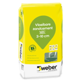 Weber Vloeibaar Zandcement Grijs 25kg