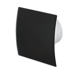 Awenta Escudo Black Matt Front Panel Ø125 PECB125M