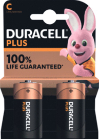 Duracell Plus Batterij C 6V (2x)