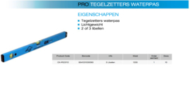 OX Pro Tilers level 1200mm 3 vials OX-P023112