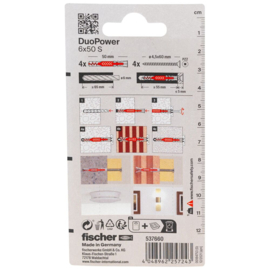Fischer DuoPower Plug 6x50 S 537660