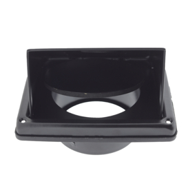 Nedco Gevelrooster Terugslagklep RVS ZWART Ø125 mm. 62603201