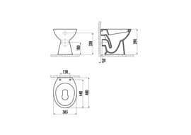 Creavit TP330 zonder bidet (PK)