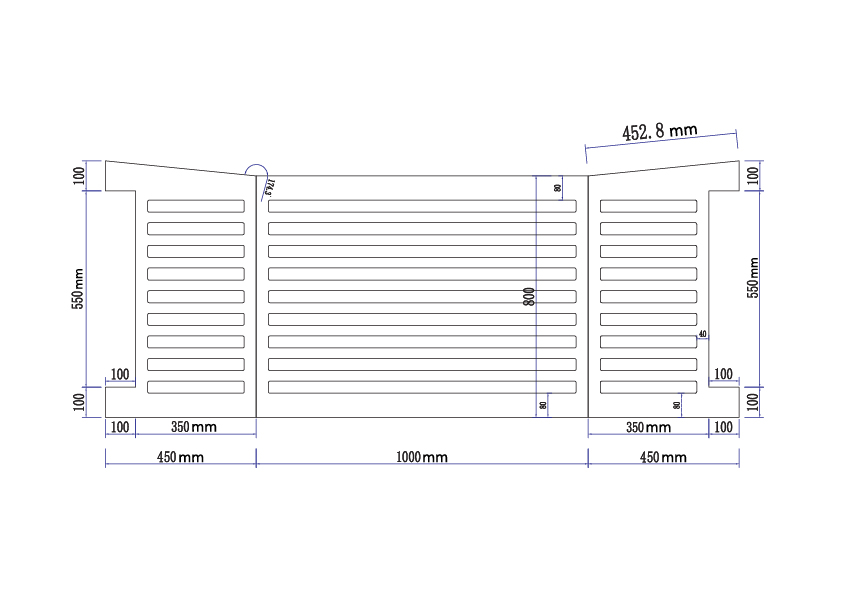 Nedco Airco Omkasting Wit Klein 75x100x50cm 66900700