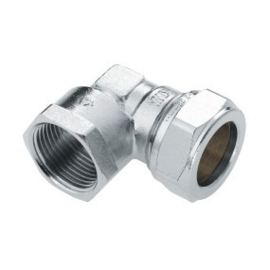 Bonfix Knie Schroefbus 151/2 mm Binnendraad Knel Vernikkeld 82591AN