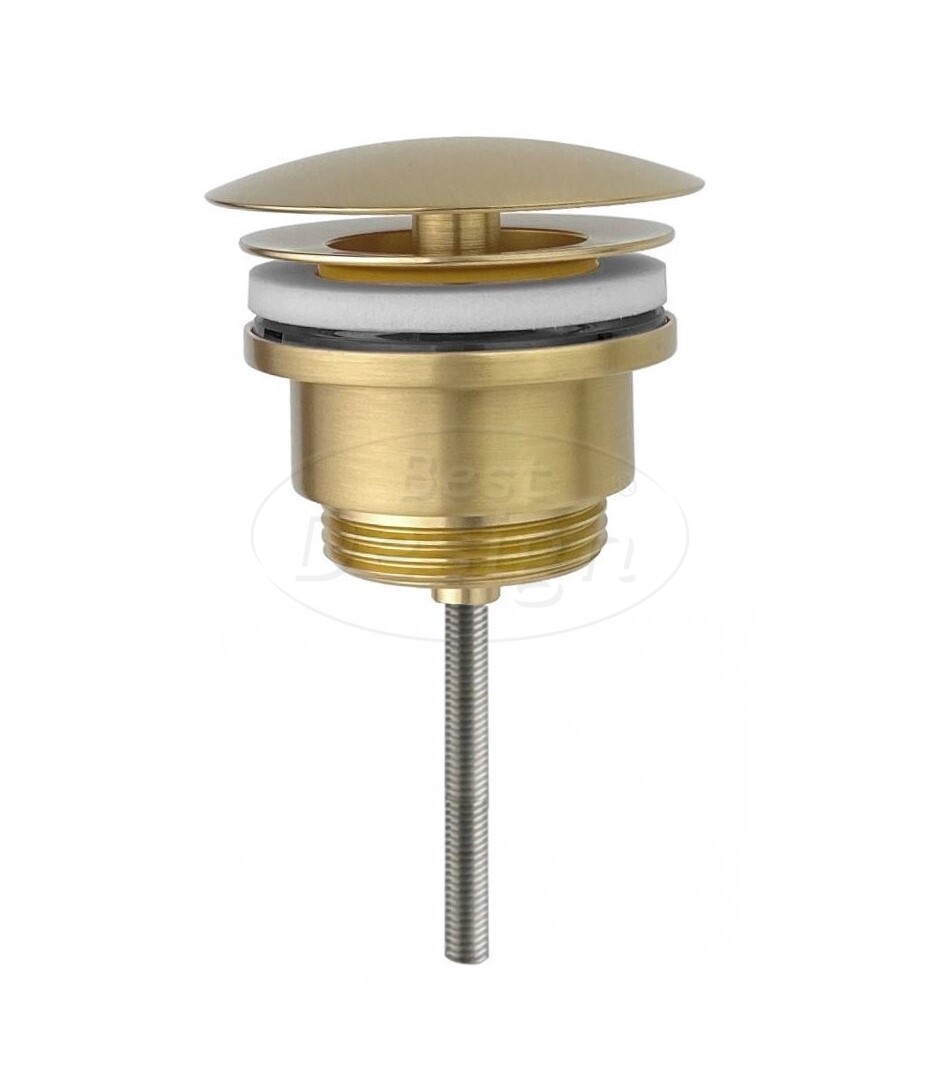 Best Design Nancy Low Fontein Afvoer Plug 5/4 Mat-Goud 4008330