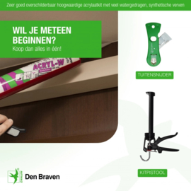 Zwaluw Acryl-W 310ml Grijs 31050786