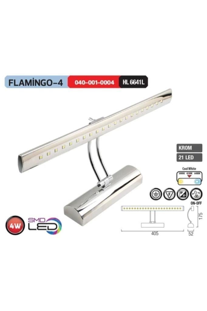 0400010004 Flamingo 4W 4200K Led Picture & Mirror
