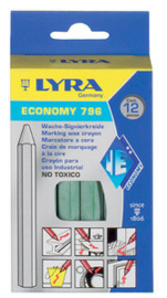 Lyra Economy 795 Vetkrijt groen (12x)