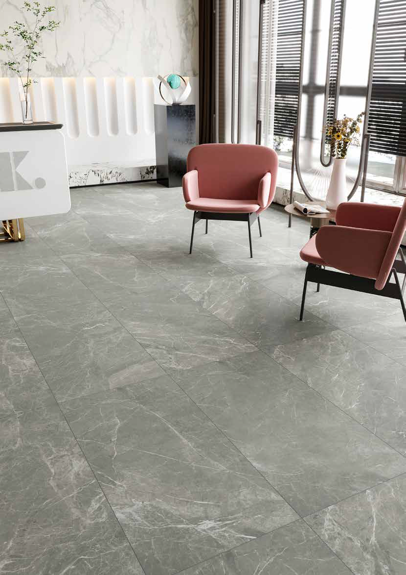 KALE PRESTIGE LIGHT GREY POLISHED Vloertegel 60x120cm