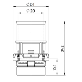 Comap Gas Persstop 20 mm 7012896