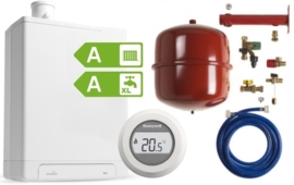 Intergas HRE24/18A CW3 Kombi Kompakt RF2 (A-label) + Honeywell Round On/Off T87G1006 + Ketelaansluitset