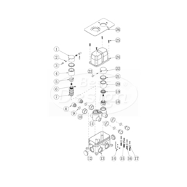 Best Design One-Pack inbouw-regendoucheset Lacora-Nero M-300 4006490