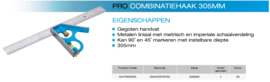 OX Pro Combination Square - 300mm OX-P500530