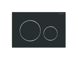 Geberit Bedieningsplaat Sigma20 Mat Zwart - Chroom 115882141