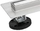 Titan Stelpoten voor RVS Drain / Douchegoot (2x)