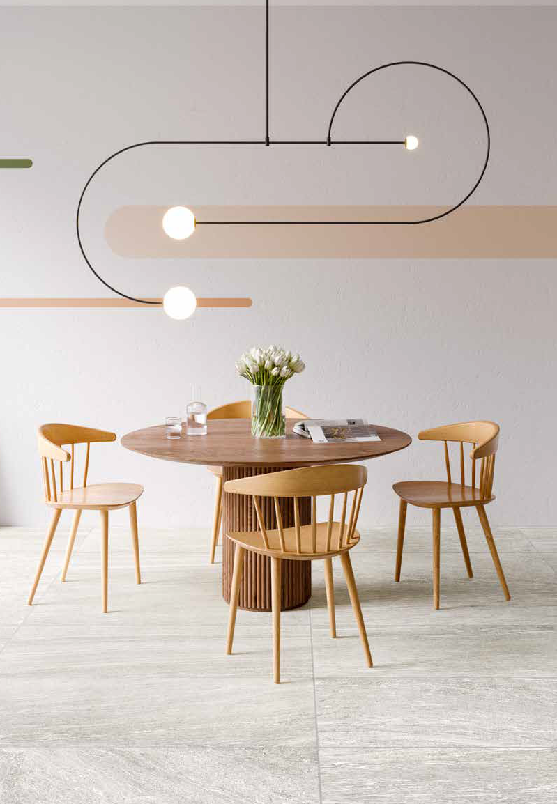 KALE St. Gal. VALS WHITE NATURAL Vloertegel 60x120cm