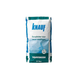 Knauf Topfinish Dunpleister 5 KG WIT