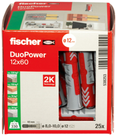 Fischer DuoPower Plug 12x60 (25x) 538253