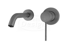 Best Design Moya-Decorata Inbouw-Wandmengkraan Uitloop=20 cm Gunmetal 4010580