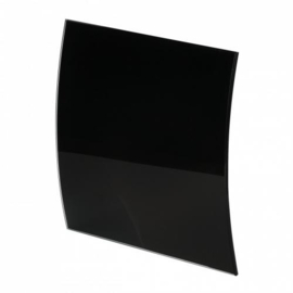 Awenta Escudo Black Glossy Front Panel Ø125 PECB125P