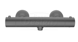 Best Design Moya Opbouw Douchethermostaat Gunmetal 4016070