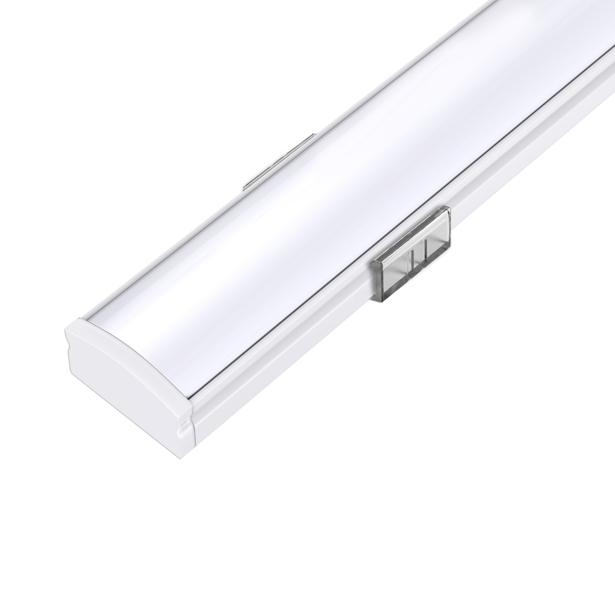 Leddle 2m LED Profile Surface WHITE ALU-LDP
