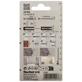 Fischer Spiegelbevestiging SPBE 91424