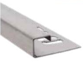 QUTEX Cube RVS brushed 8 x 2700mm OX-E061010410