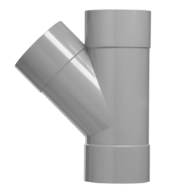 MAKU PVC Lijm T-stuk Ø40x40mm 3XM 45° 52990