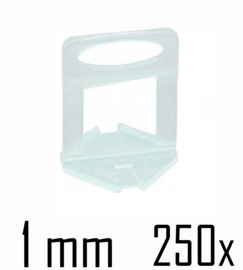 Titan Prof Tile Level Voetstuk 1mm (250x)