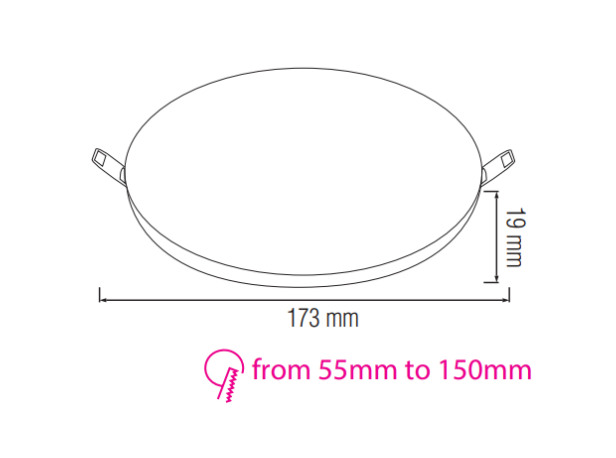 Horoz STELLA-20 20W 6400K led Frame