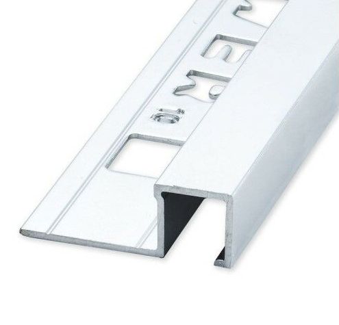 QUTEX Vierkant Alu Chroom 11 x 2700mm OX-E062710131 Tegelprofiel