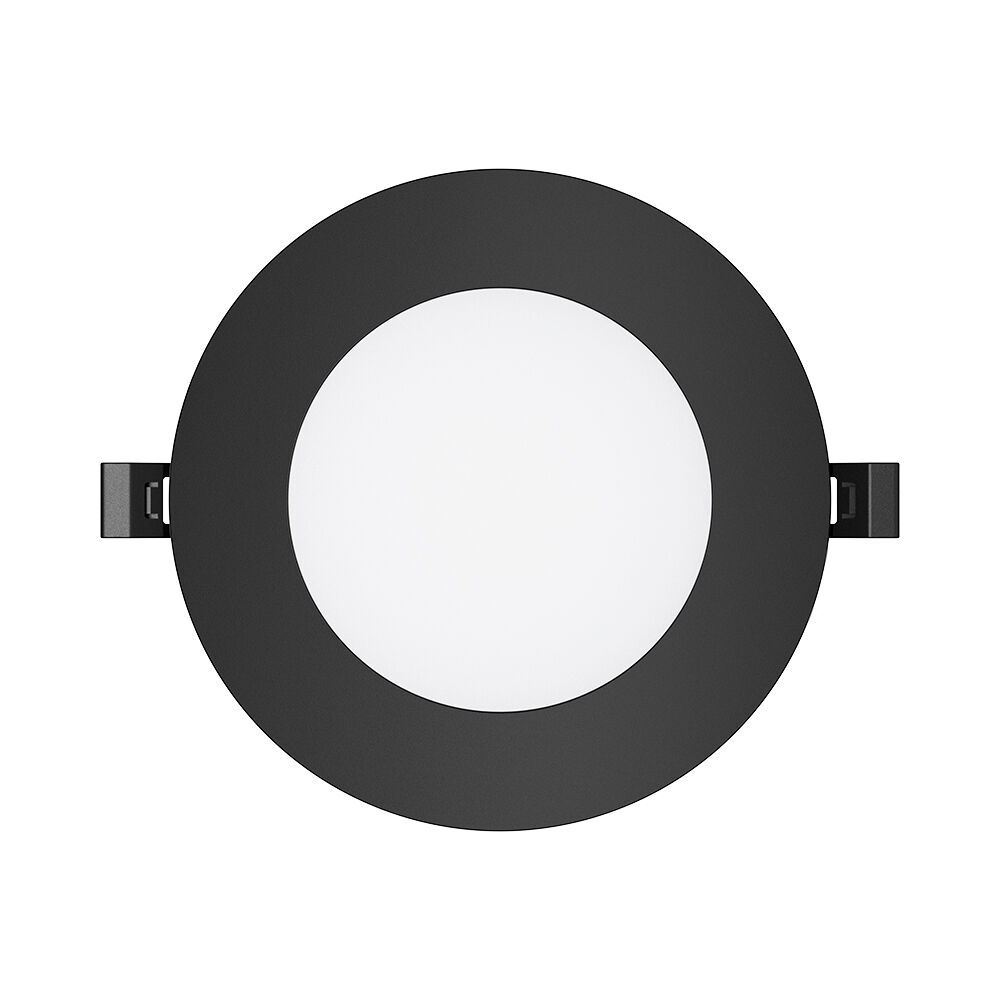 Braytron SMD CRP 6W RND DIM 4INC Black 3IN1 LED Panel