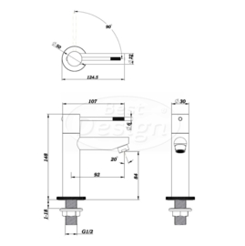 Best Design Chrome-Ribera Toiletkraan 4010750