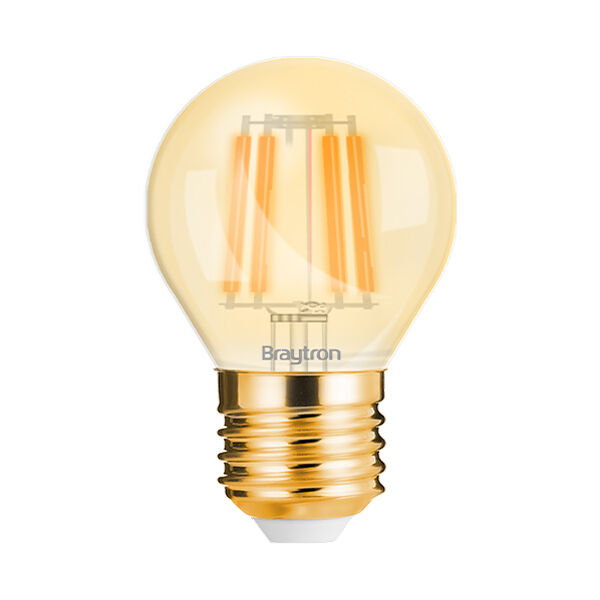 Braytron 4W E27 G45 AMBER 2200K LED Bulb
