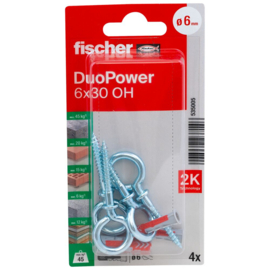 Fischer DuoPower Plug 6x30 OH K 535005