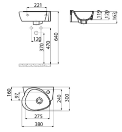 Creavit CK035 Kids Deco Wastafel 35cm