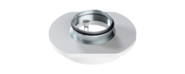 Nedco Rond toe-/afvoerventiel frameloos instucbaar Ø200 mm Coanda 66800400