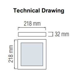 Horoz SELENA-24 3CCT 24W Wit