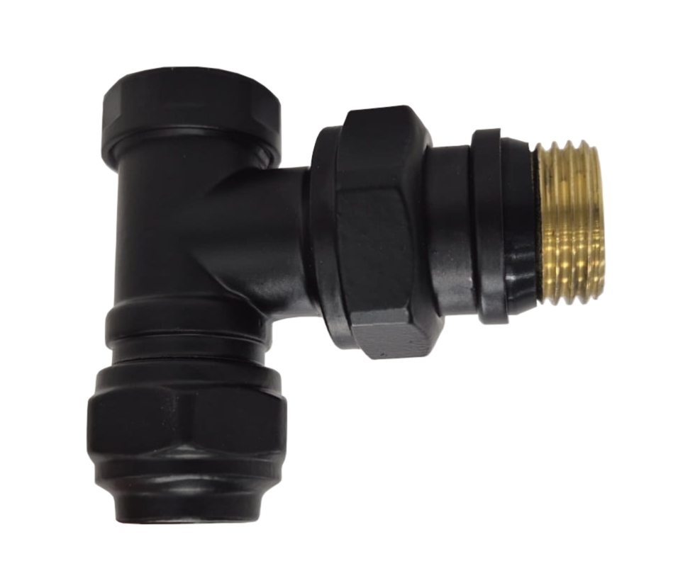 GK Haaks Black Voetventiel (15mm) O-ring 13006-9-BS