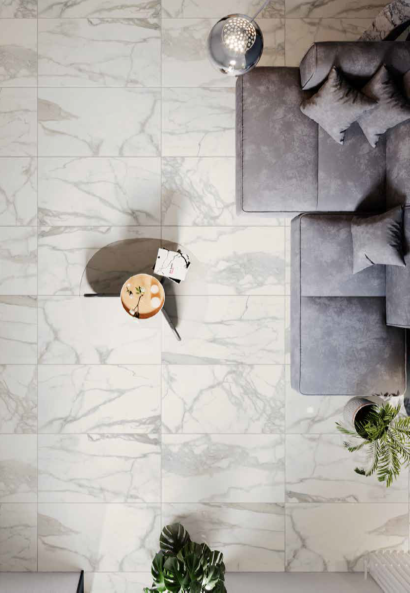 KALE STATUARIO MATTE Vloertegel 60x120cm