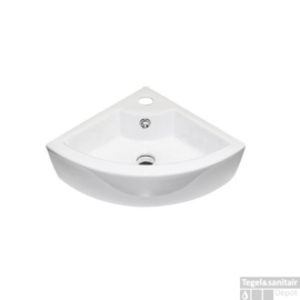 Hoek Fontein Floor 32,5x32,5cm Wit