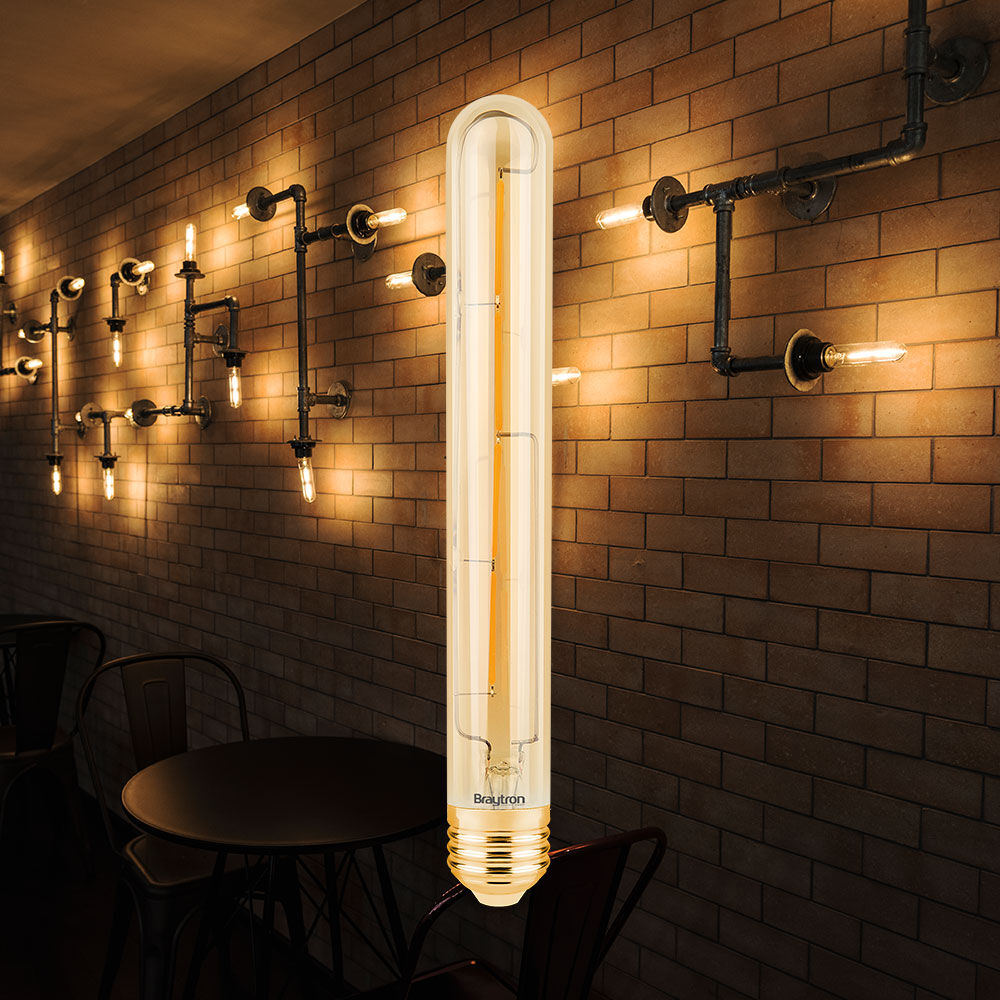 Braytron 6W E27 T30 AMBER DIMMABLE 2200K LED Bulb