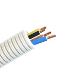 Preflex Pipelife 3 x 2,5mm² + 1,5mm² 16mm Flexibelebuis met draad 100m.