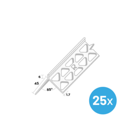 RS PVC 3006-260 Bundel Hoekbeschermer PVC 6 mm. (25x)