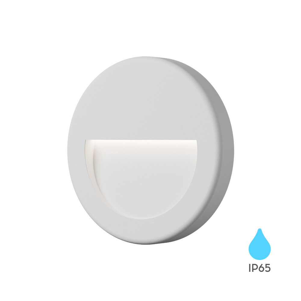 Braytron VEKTA B WLR White 3W 3000K IP65 Wall Fixture