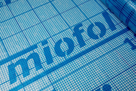 MG Miofol 125G 1,50 x 25m Dampdoorlatend Waterkerend Gewapend Bouwfolie